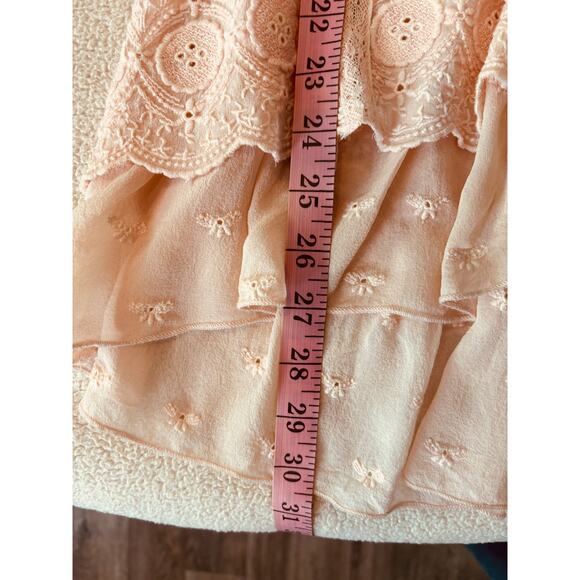 Sundance Misty Dreams Silk and Crochet Lace Tunic - Picture 7 of 8